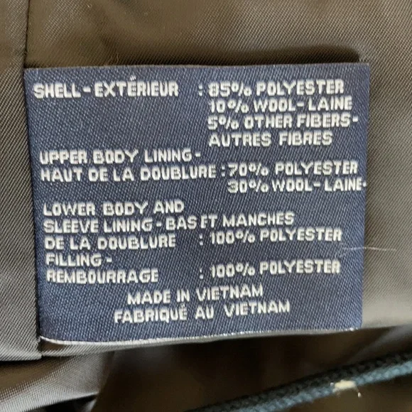 Chaps Men’s heathered, gray jacket with large pockets - Picture 10 of 12